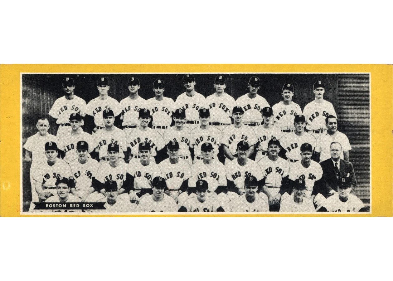 1951 Topps Team card Boston Red Sox