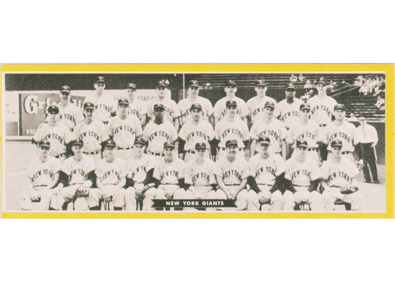1951 Topps Team card New York Giants