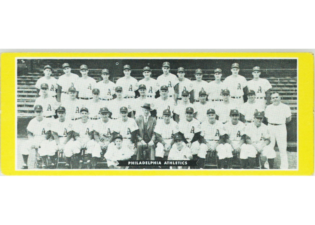 1951 Topps Team card Philadelphia Athletics