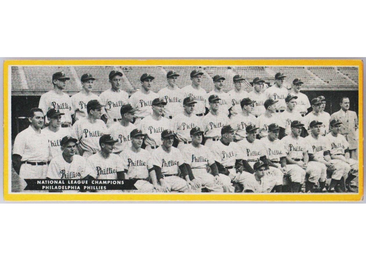 1951 Topps Team card Philadelphia Phillies