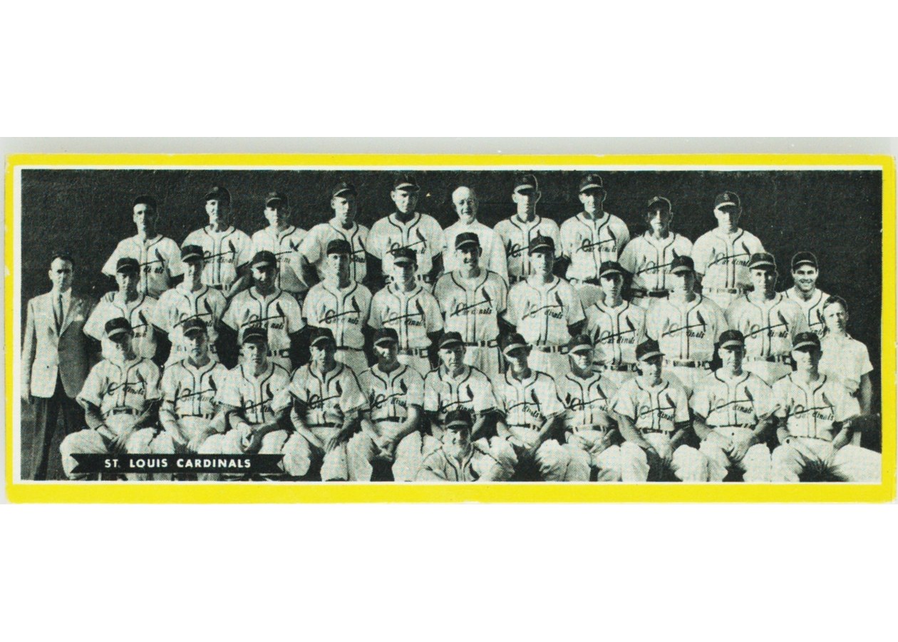 1951 Topps Team card St. Louis Cardinals
