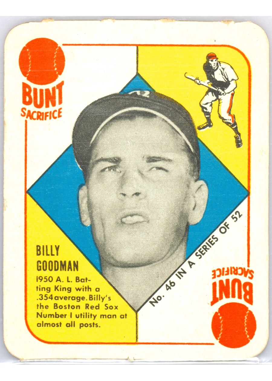 1951 Topps Red Back #46 Billy Goodman, Boston Red Sox