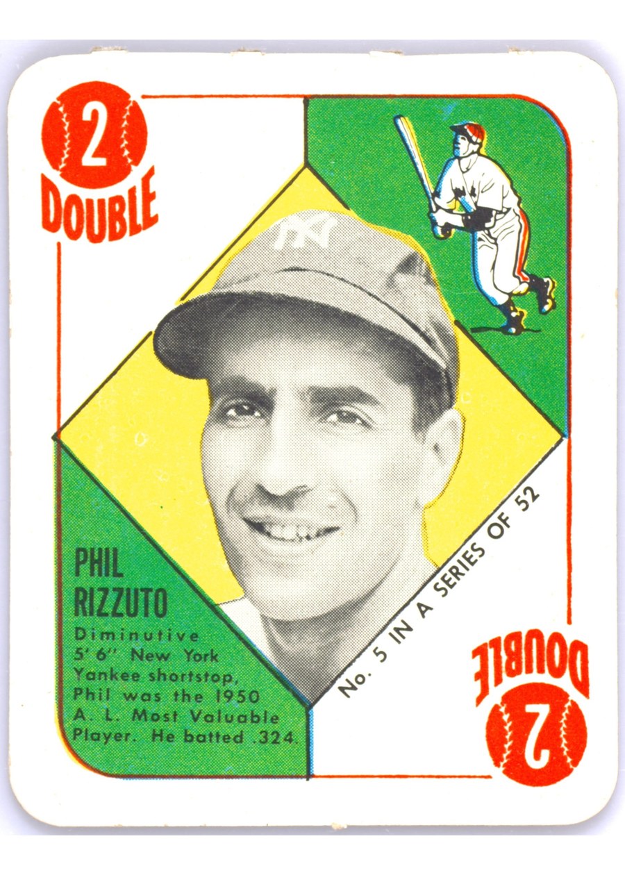 1951 Topps Red Back #5 Phil Rizzuto, New York Yankees