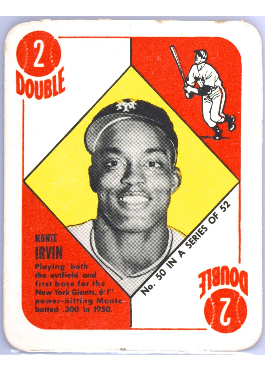 1951 Topps Red Back #50 Monte Irvin, New York Giants
