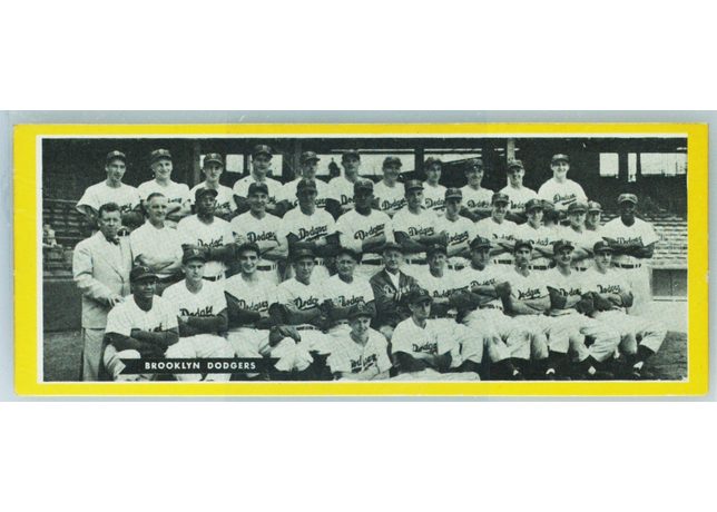 1951 Topps Team card Brooklyn Dodgers - Undated
