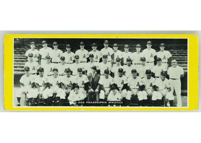 1951 Topps Team card Philadelphia Athletics - Dated 1950