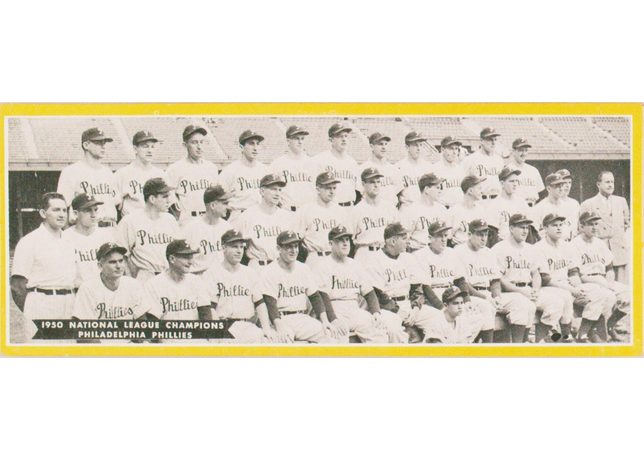 1951 Topps Team card Philadelphia Phillies - Dated 1950