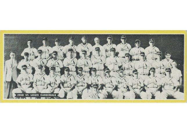 1951 Topps Team card St. Louis Cardinals - Dated 1950