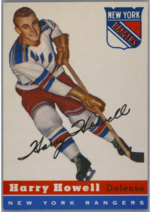 1954-55 Topps #3 Harry Howell, New York Rangers