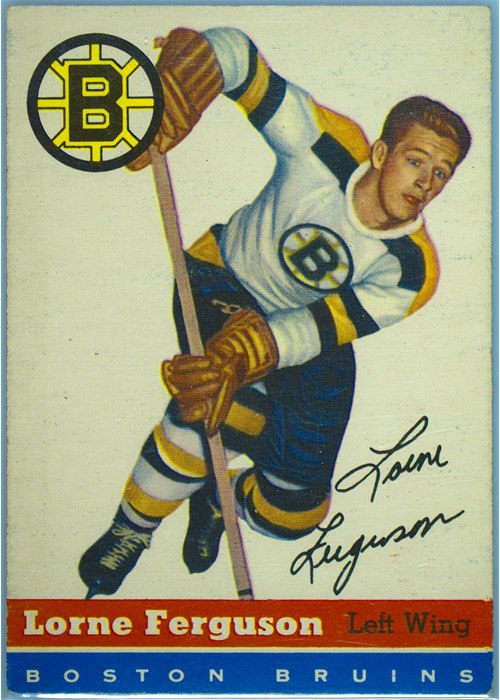 1954-55 Topps #31 Lorne Ferguson, Boston Bruins