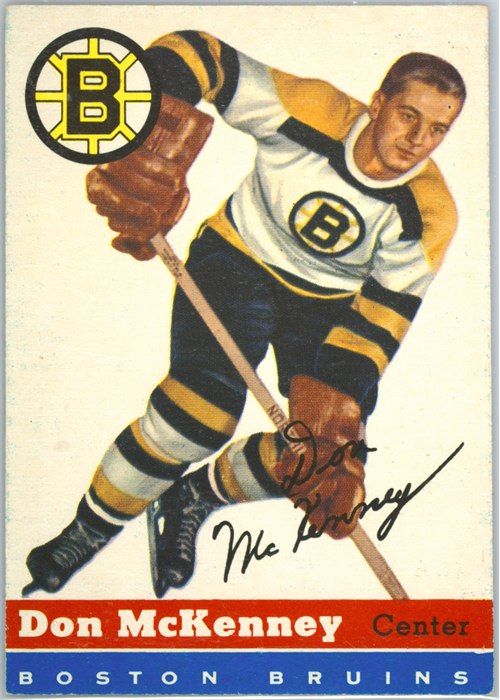 1954-55 Topps #35 Don McKenney, Boston Bruins