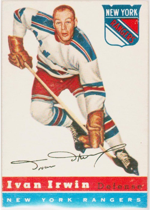 1954-55 Topps #44 Ivan Irwin, New York Rangers