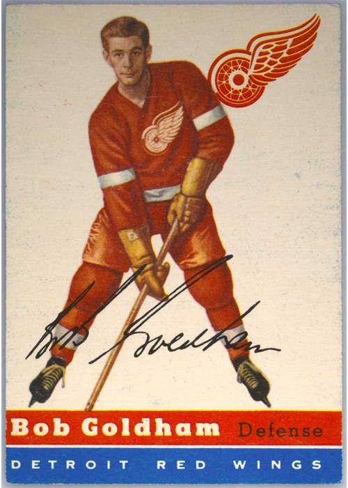 1954-55 Topps #46 Bob Goldham, Detroit Red Wings