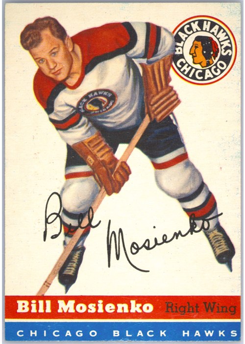 1954-55 Topps #54 Bill Mosienko, Chicago Black Hawks