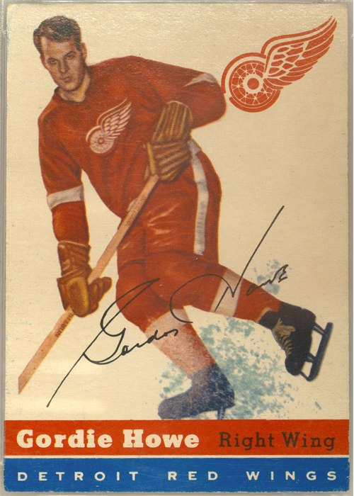 1954-55 Topps #8 Gordie Howe, Detroit Red Wings