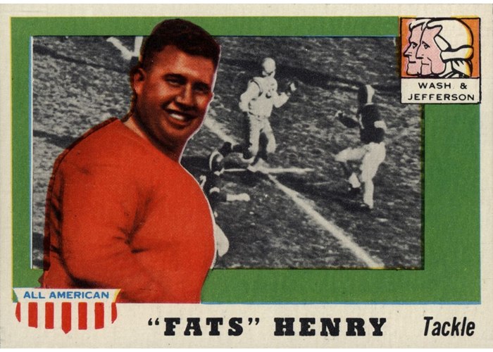1955 Topps All-American #100 Fats Henry, Washington and Jefferson
