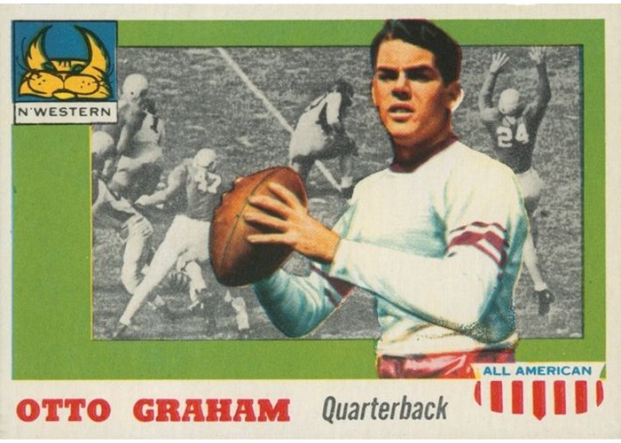1955 Topps All-American #12 Otto Graham, Northwestern