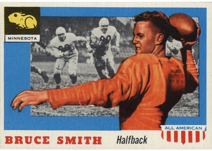1955 Topps All-American #19 Bruce Smith, Minnesota