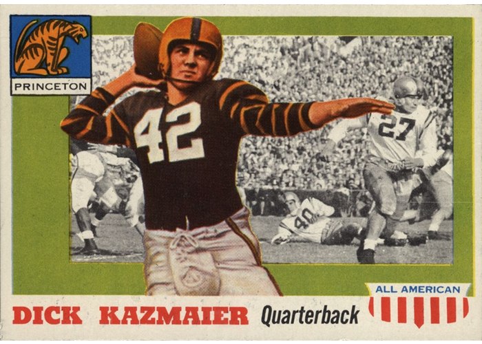 1955 Topps All-American #23 Dick Kazmaier, Princeton