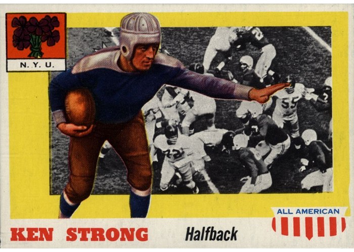 1955 Topps All-American #24 Ken Strong, NYU