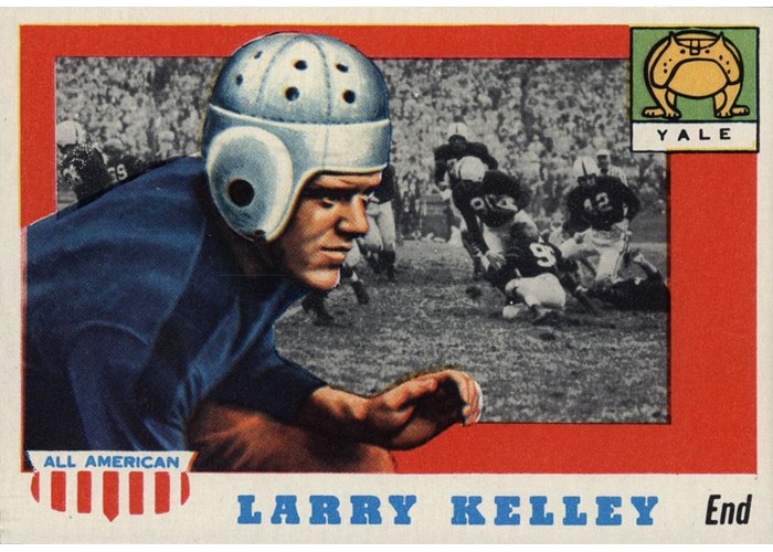 1955 Topps All-American #26 Larry Kelley, Yale