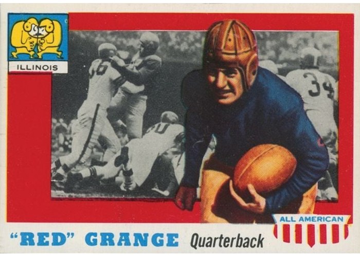 1955 Topps All-American #27 Red Grange, Illinois