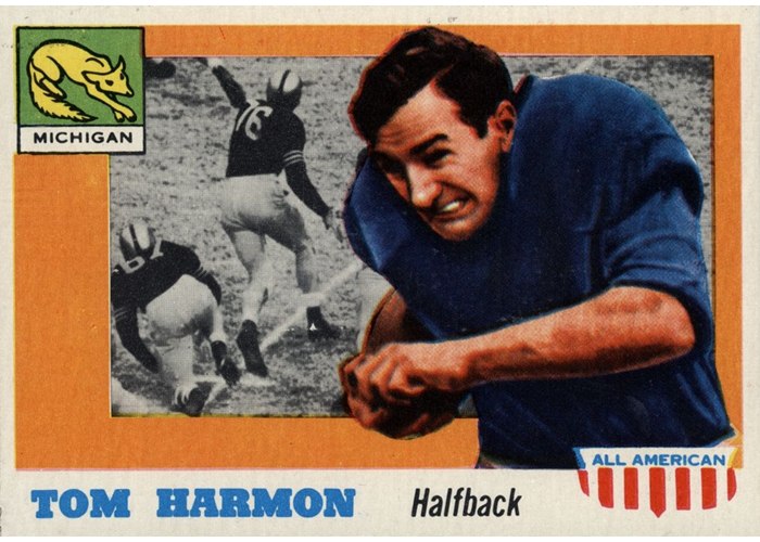1955 Topps All-American #35 Tom Harmon, Michigan