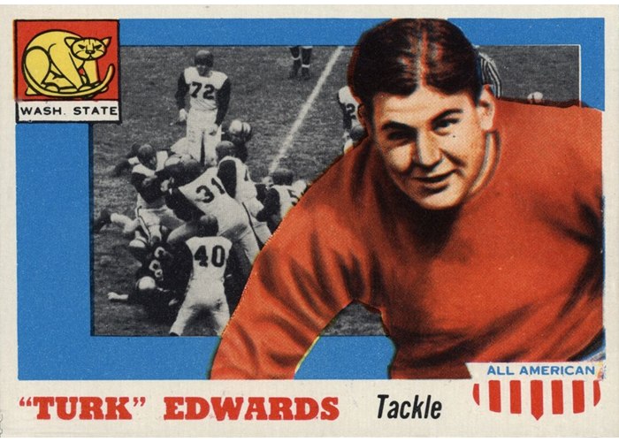 1955 Topps All-American #36 Turk Edwards, Washington State