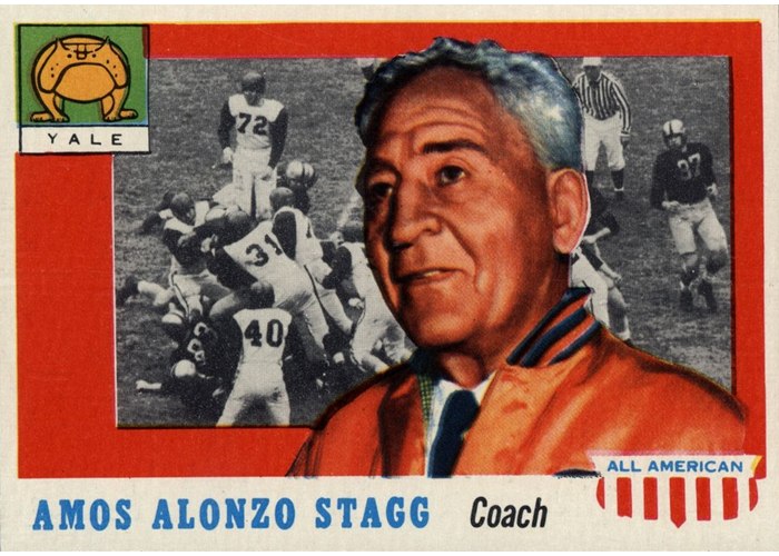 1955 Topps All-American #38 Amos Alonzo Stagg, Yale