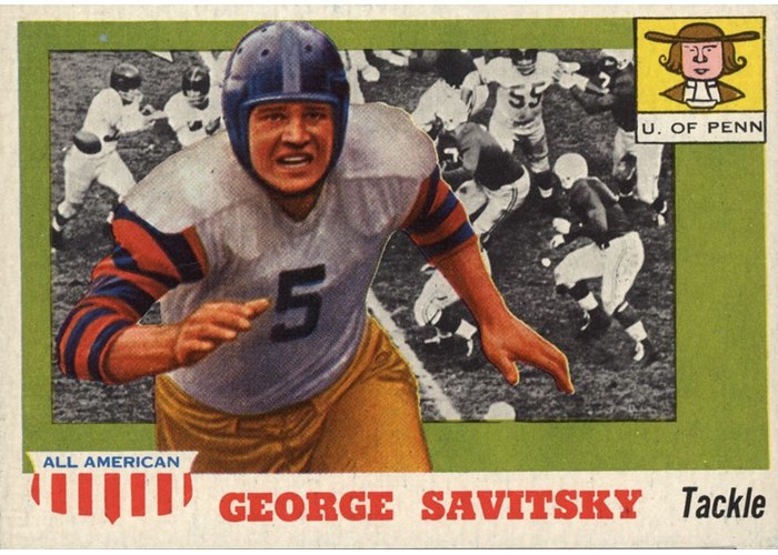 1955 Topps All-American #43 George Savitsky, Pennsylvania