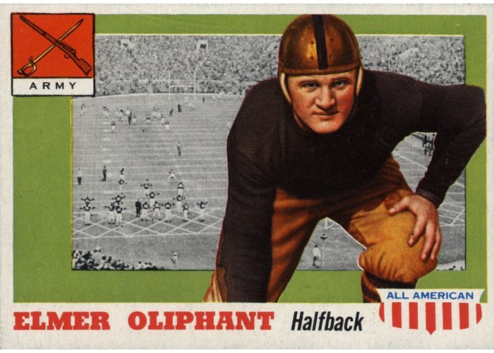 1955 Topps All-American #45 Elmer Oliphant, Army