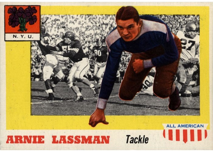 1955 Topps All-American #46 Arnie Lassman, NYU