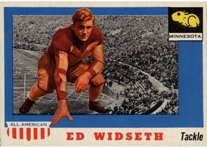 1955 Topps All-American #48 Ed Widseth, Minnesota