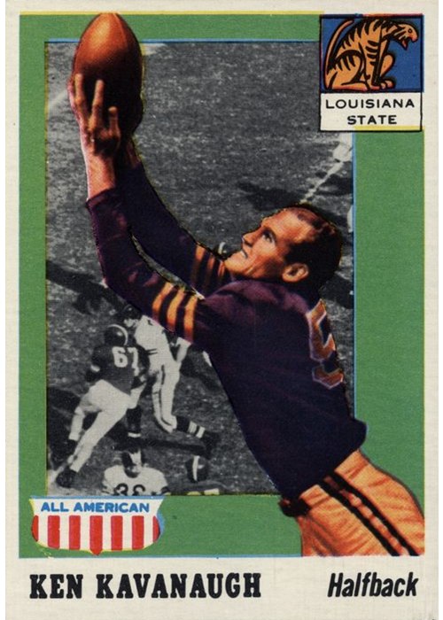 1955 Topps All-American #50 Ken Kavanaugh, LSU