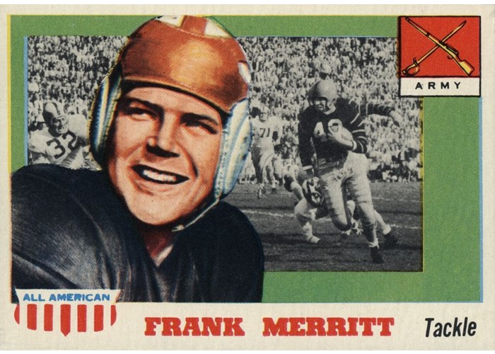 1955 Topps All-American #55 Frank Merritt, Army