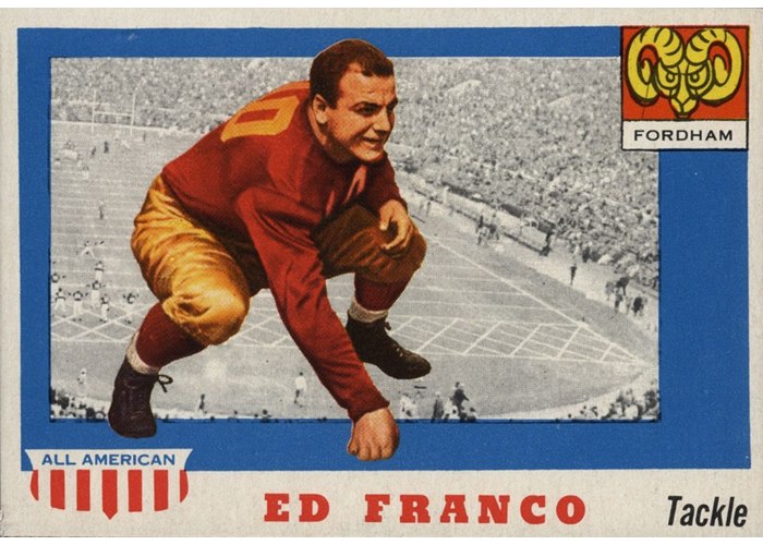 1955 Topps All-American #58 Ed Franco, Fordham
