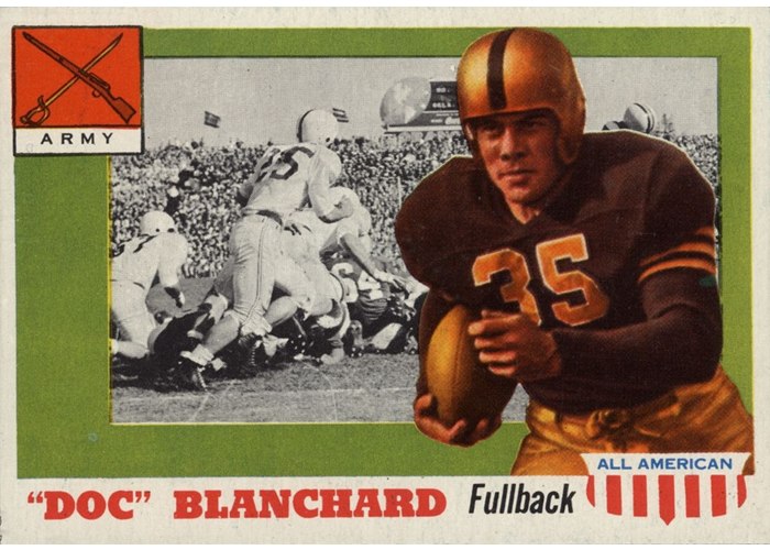 1955 Topps All-American #59 Doc Blanchard, Army