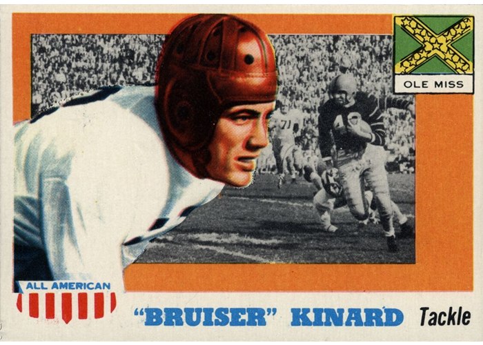 1955 Topps All-American #66 Bruiser Kinard, Mississippi