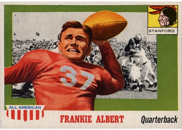 1955 Topps All-American #67 Frankie Albert, Stanford