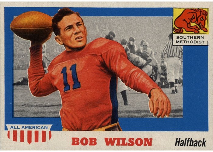 1955 Topps All-American #71 Bob Wilson, SMU