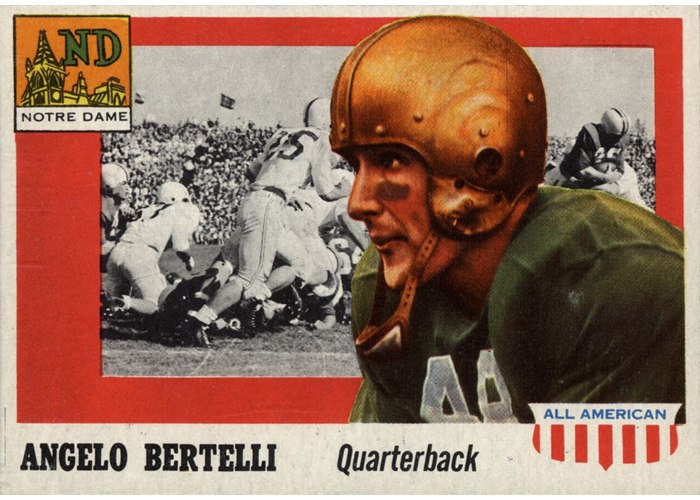 1955 Topps All-American #76 Angelo Bertelli, Notre Dame