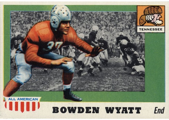 1955 Topps All-American #77 Bowden Wyatt, Tennessee