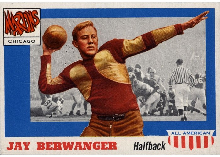 1955 Topps All-American #78 Jay Berwanger, Chicago