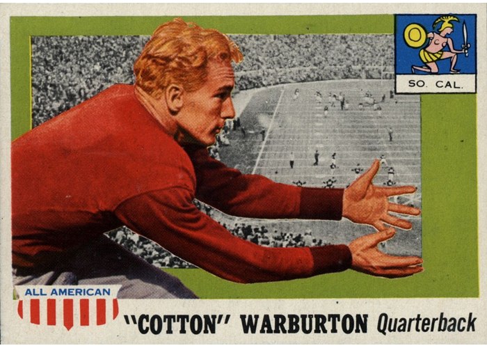 1955 Topps All-American #81 Cotton Warburton, USC