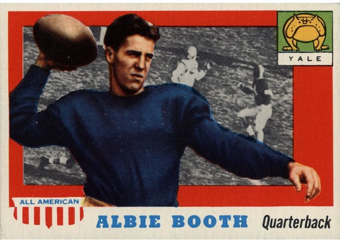 1955 Topps All-American #86 Albie Booth, Yale