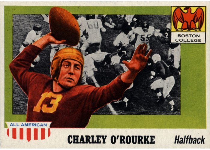 1955 Topps All-American #90 Charley O'Rourke, Boston College