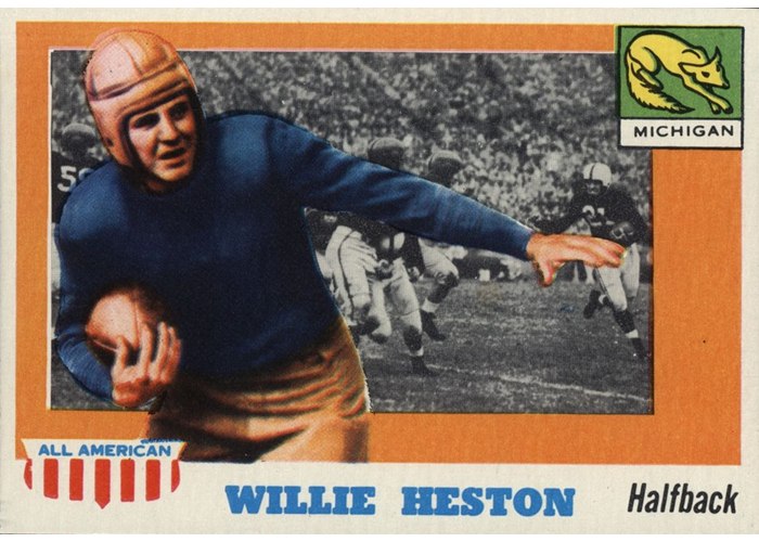 1955 Topps All-American #93 Willie Heston, Michigan