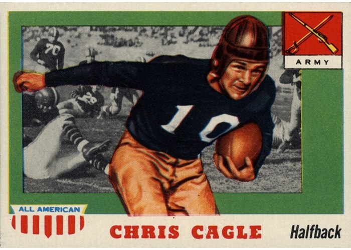 1955 Topps All-American #95 Red Cagle, Army