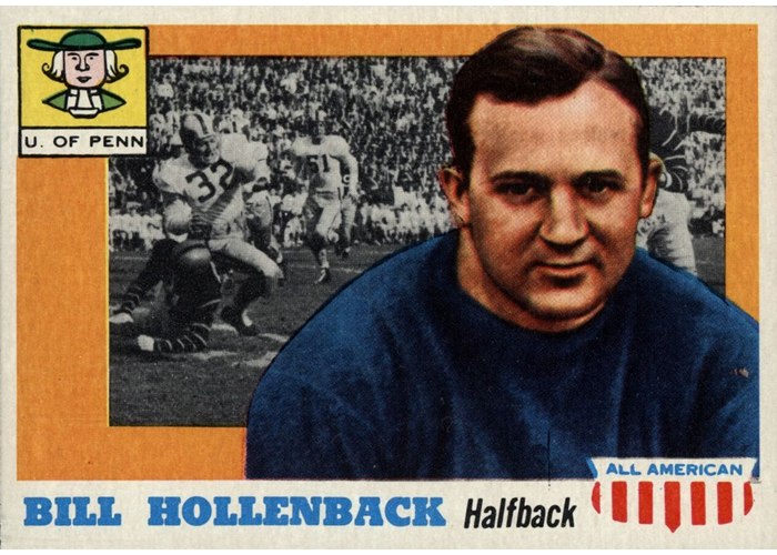 1955 Topps All-American #96 Bill Hollenback, Pennsylvania