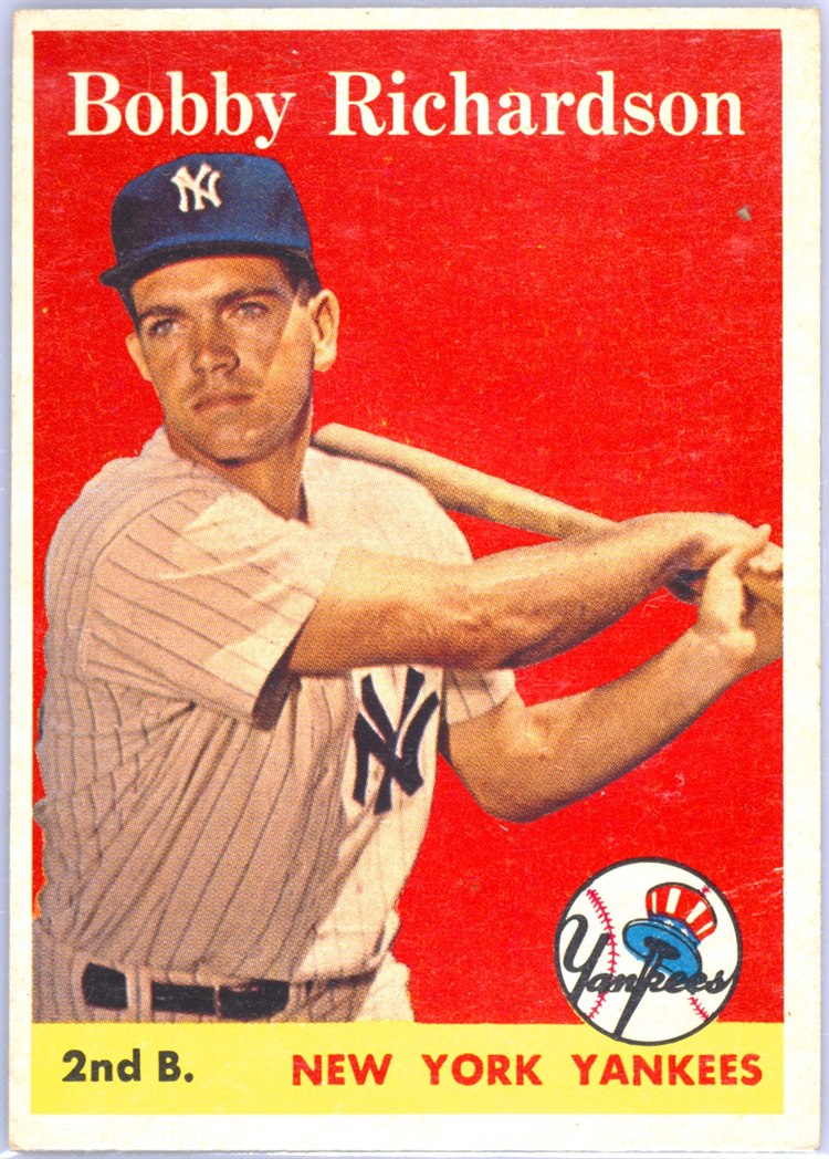 1958 Topps #101 Bobby Richardson, New York Yankees